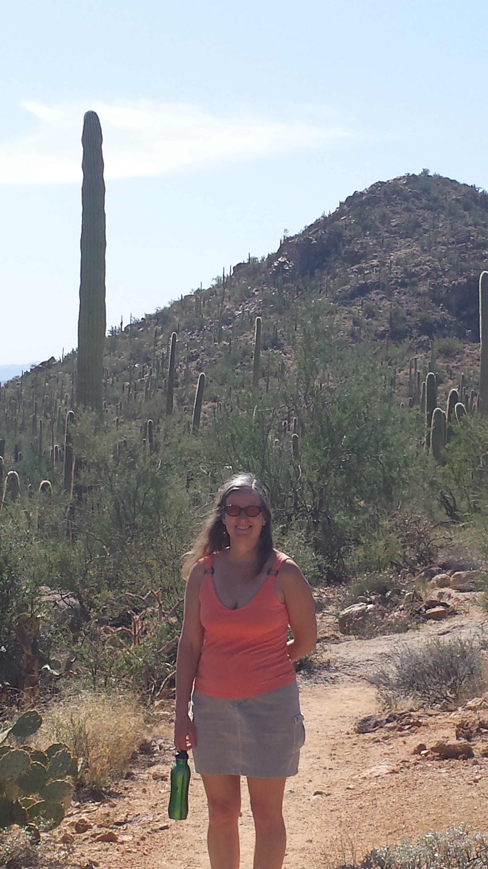 Julie loves the desert hikes