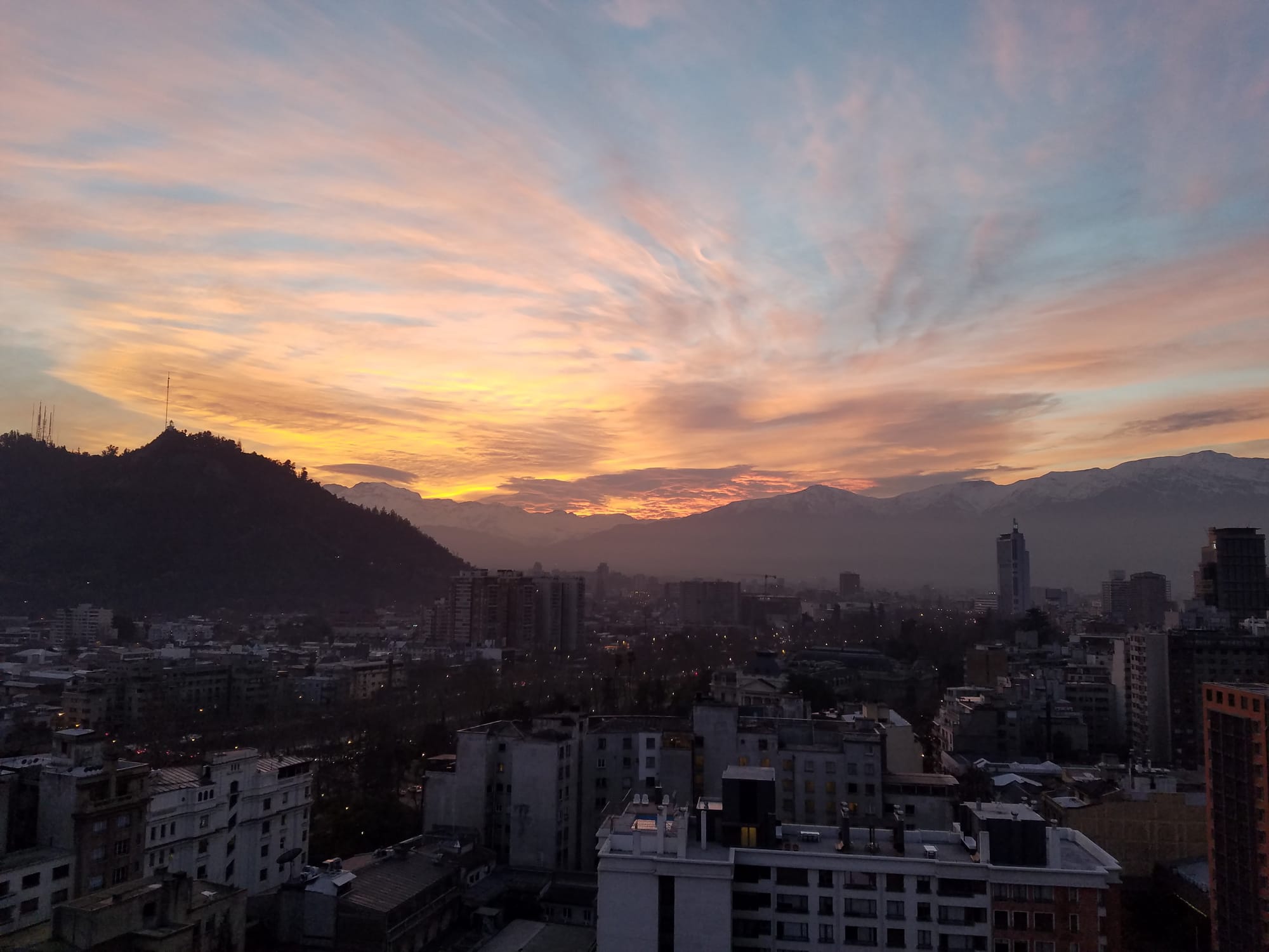 Our Last Sunrise Over Santiago