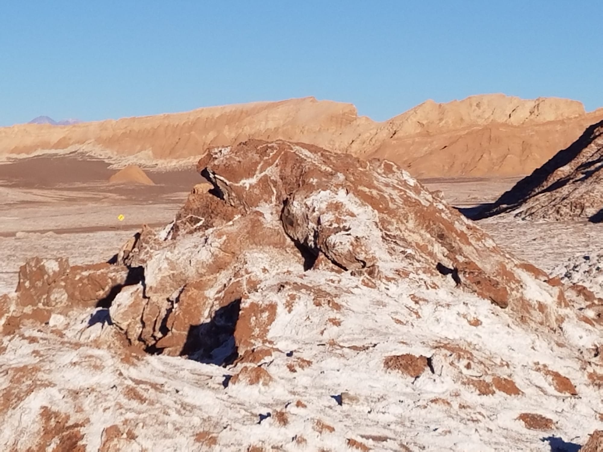 Valle de Luna with its Salty Crust
